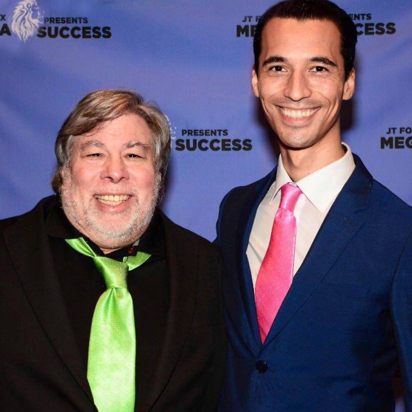 Jeremy Prasetyo mit apple-Co-Founder Steve Wosziak